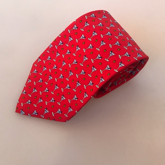Brooks Brothers Other - Brooks Brothers silk martini and olive red tie